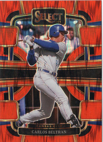 2024 Panini Select Orange Flash Prizms #20 Carlos Beltran