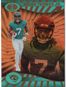 2024 Panini Illusions Orange Trophy Collection #41 Brian Thomas Jr. RC