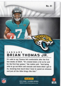 2024 Panini Illusions Orange Trophy Collection #41 Brian Thomas Jr. RC