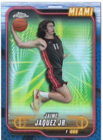 2024-25 Topps Chrome Blue Basketball Refractor #36 Jaime Jaquez Jr.