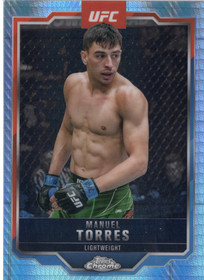 2025 Topps Chrome UFC Prism Refractor #96 Manuel Torres