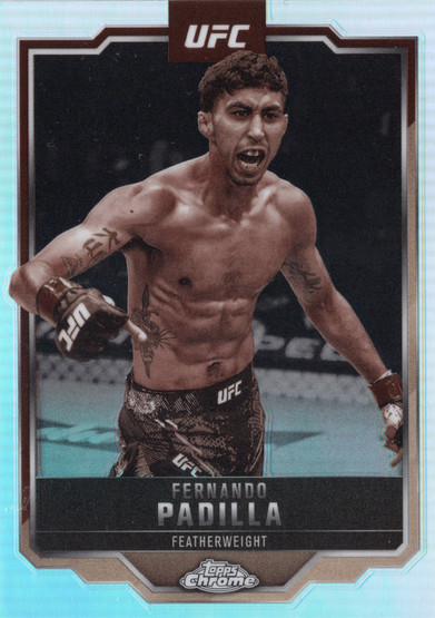 2025 Topps Chrome UFC Sepia Refractor #47 Fernando Padilla
