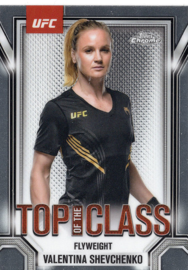 2025 Topps Chrome UFC Top of the Class #TTC12 Valentina Shevchenko