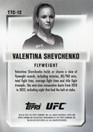 2025 Topps Chrome UFC Top of the Class #TTC12 Valentina Shevchenko