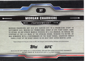 2025 Topps Chrome UFC Sepia Refractor #37 Morgan Charriere RC