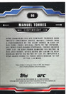 2025 Topps Chrome UFC Prism Refractor #96 Manuel Torres
