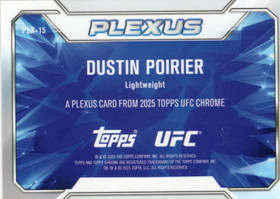 2025 Topps Chrome UFC Plexus #PLX15 Dustin Poirier