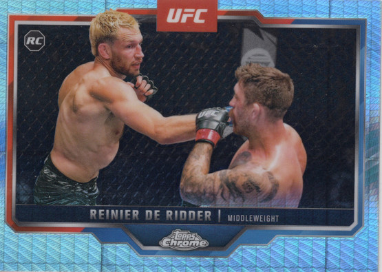 2025 Topps Chrome UFC Geometric #185 Reinier De Ridder RC