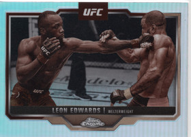 2025 Topps Chrome UFC Sepia Refractor #139 Leon Edwards