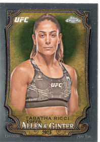 2025 Topps Chrome UFC Allen & Ginter #AAG12 Tabatha Ricci