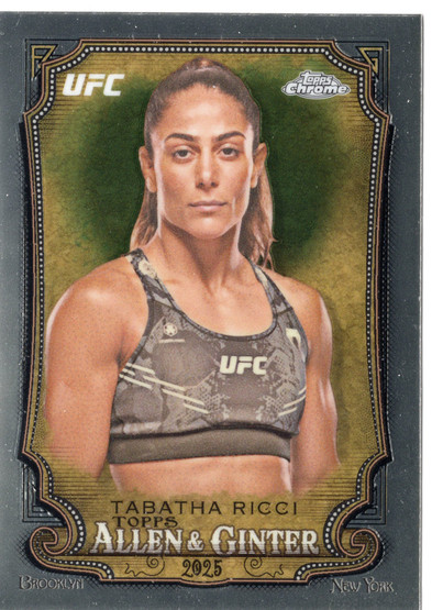 2025 Topps Chrome UFC Allen & Ginter #AAG12 Tabatha Ricci