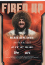 2025 Topps Chrome UFC Fired Up #FUP12 Merab Dvalishvili