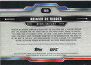 2025 Topps Chrome UFC Geometric #185 Reinier De Ridder RC