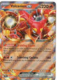 Pokemon Volcanion ex 031/159 Journey Together Double Rare