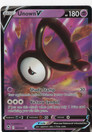 Pokemon Unown V 065/195 Silver Tempest Ultra Rare