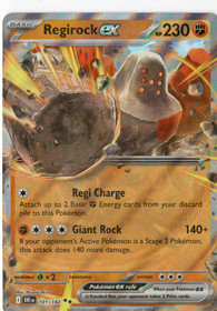 Pokemon Regirock ex 101/182 Destined Rivals Double Rare