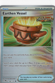 Pokemon Earthen Vessel (Poke Ball) 106/131 Prismatic Evolutions Reverse Holo