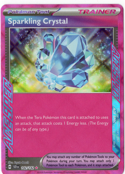 Pokemon Sparkling Crystal 142/142 Stellar Crown Ace Rare