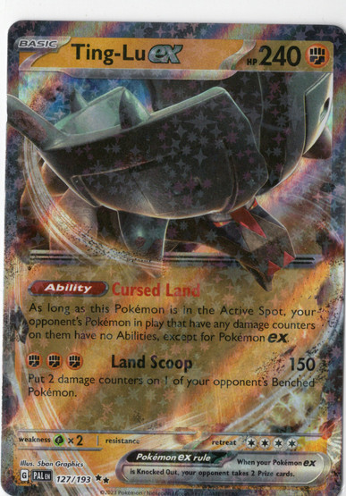 Pokemon Ting-Lu ex 127/193 Paldea Evolved Double Rare