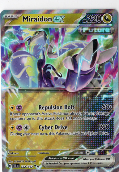Pokemon Miraidon ex 122/162 Temporal Forces Double Rare