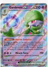 Pokemon Gardevoir ex 029/091 Paldean Fates Double Rare