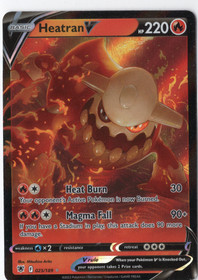 Pokemon Heatran V 025/189 Astral Radiance Ultra Rare