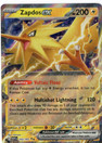 Pokemon Zapdos ex 145/165 Scarlet & Violet 151 Double Rare
