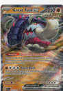Pokemon Great Tusk ex 053/091 Paldean Fates Double Rare