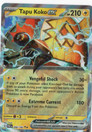 Pokemon Tapu Koko ex 068/182 Paradox Rift Double Rare