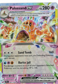 Pokemon Palossand ex 091/191 Surging Sparks Double Rare