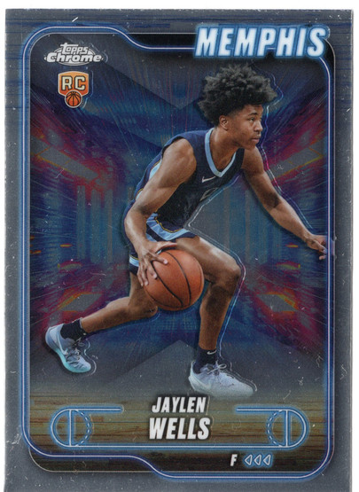2024-25 Topps Chrome #185 Jaylen Wells RC