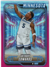 2024-25 Topps Chrome Magenta Refractor #77 Anthony Edwards