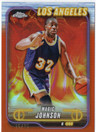 2024-25 Topps Chrome Orange Refractor #59 Magic Johnson SN25