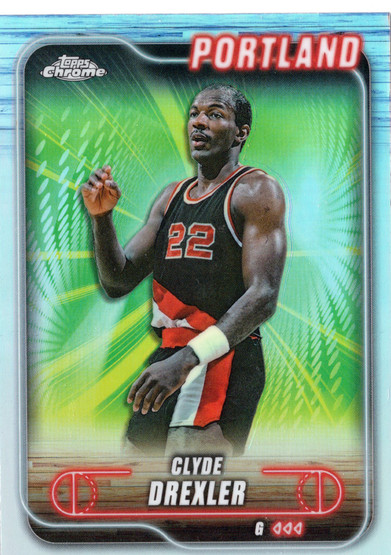 2024-25 Topps Chrome Refractor #30 Clyde Drexler