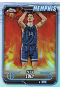 2024-25 Topps Chrome Refractor #152 Zach Edey RC