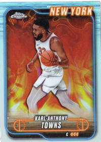 2024-25 Topps Chrome Refractor #52 Karl-Anthony Towns