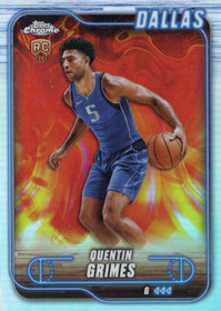 2024-25 Topps Chrome Refractor #163 Quentin Grimes RC