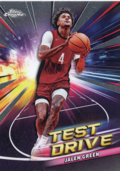 2024-25 Topps Chrome Test Drive #TD10 Jalen Green