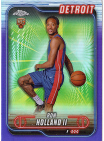 2024-25 Topps Chrome Purple Refractor #133 Ron Holland II RC