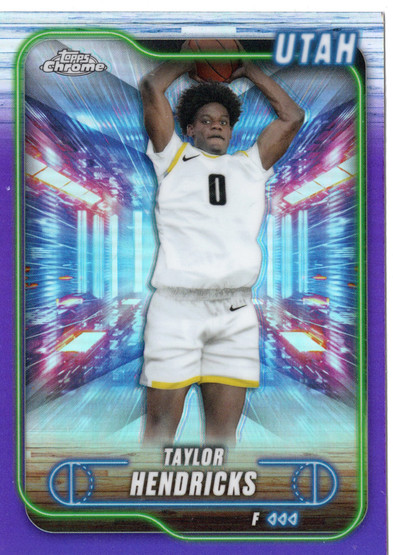 2024-25 Topps Chrome Purple Refractor #31 Taylor Hendricks
