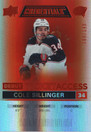 2021-22 Upper Deck Credentials Orange #135 Cole Sillinger DTA, RC, SN149