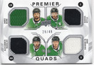 2018-19 Upper Deck Premier Premier Quads #PQDS Jamie Benn / Tyler Seguin / Alexander Radulov / John Klingberg MEM, SN49