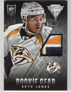 2013-14 Panini Rookie Anthology Titanium Update Rookie Gear Patch #RGSJ Seth Jones MEM, SN25