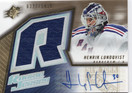 2005-06 SPx #173 Henrik Lundqvist RJ, AU, MEM, RC, SN1499