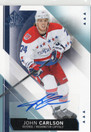 2015-16 SP Game Used Blue Autographs #19 John Carlson AU