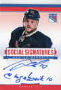 2013-14 Panini Playbook Social Signatures #SS-MG Marian Gaborik AU