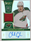 2013-14 Panini Select Rookie Jersey Prizms Autographs #274 Charlie Coyle AU, MEM, RC, SN99