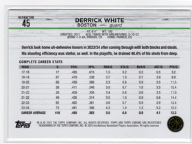 2024-25 Topps Chrome Refractor #45 Derrick White