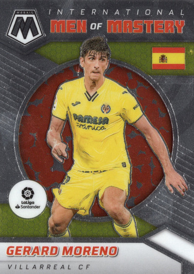 2021-22 Panini Mosaic La Liga International Men of Mastery #39 Gerard Moreno