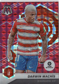 2021-22 Panini Mosaic La Liga Mosaic Red Prizm #124 Darwin Machis